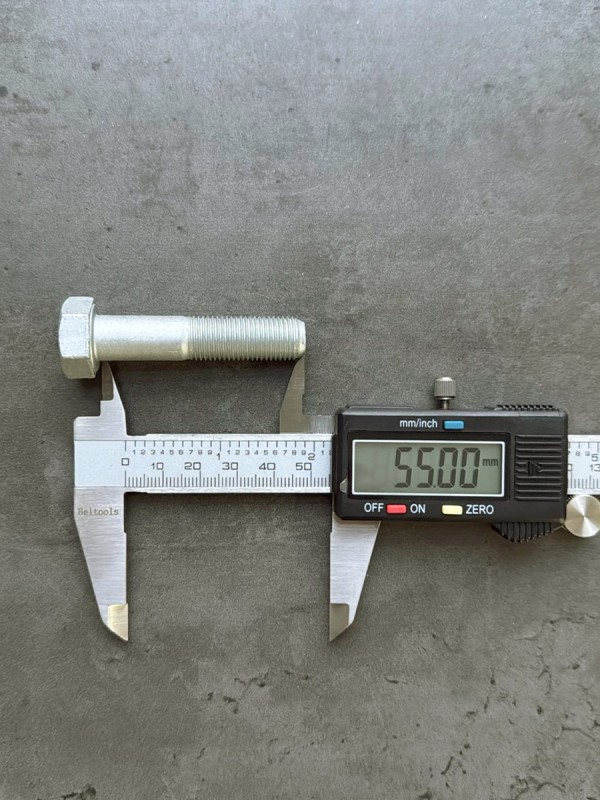 Болт М12х55х1,25 ГОСТ 7798-70 класс прочности 10.9 оцинкованный
