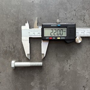 Болт М8х55х1,25 DIN 960 класс прочности 8.8 оцинкованный