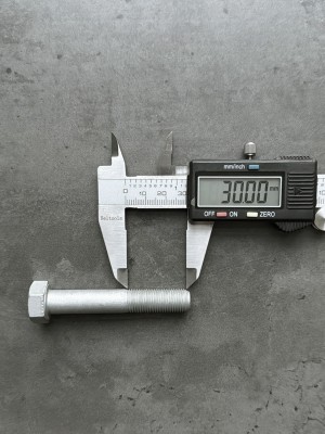 Болт М12х70х1,25 DIN 960 класс прочности 10.9 оцинкованный