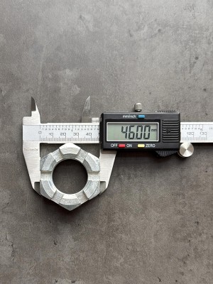 Гайка корончатая, прорезная низкая М30х2 ГОСТ 5919-73, класс прочности 10, покрытие цинк