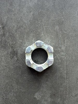 Гайка корончатая, прорезная низкая М20х1,5 ГОСТ 5933-73