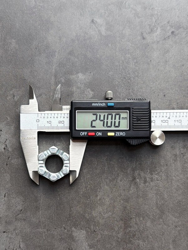 Гайка корончатая, прорезная низкая М16 ГОСТ 5933-73