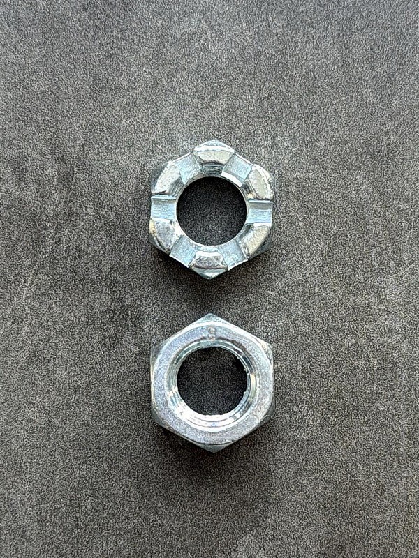 Гайка корончатая, прорезная низкая М16х1,5 ГОСТ 5933-73 класс прочности 8