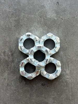 Гайка корончатая, прорезная низкая М16х1,5 ГОСТ 5933-73 класс прочности 10