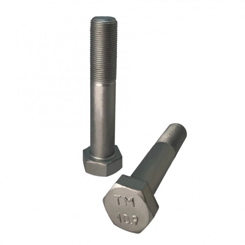 Болт М20х80х1,5 DIN 960 класс прочности 10.9 оцинкованный