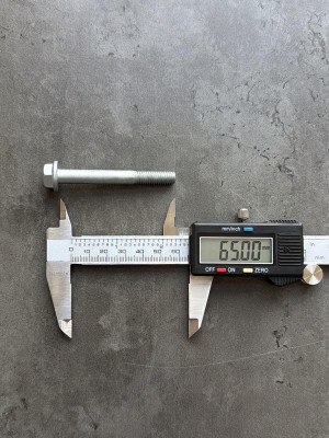 Болт фланцевый М8х65 8.8 оц. DIN 6921 без насечек