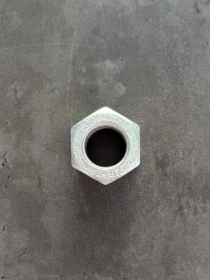 Гайка шестигранная высокая М24х2 ГОСТ 15523-70 кл. прочности 8, в цинке.