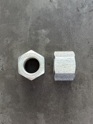 Гайка шестигранная высокая М24х2 ГОСТ 15523-70 кл. прочности 8, в цинке.